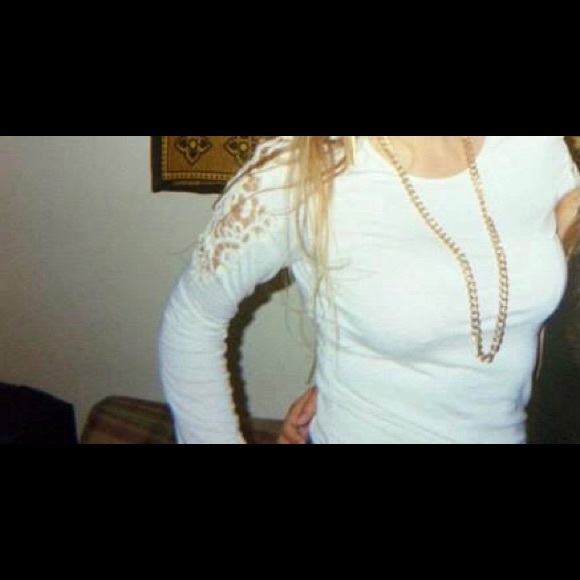 Pins and Needles Long Sleeve Lace Top - Picture 3 of 3